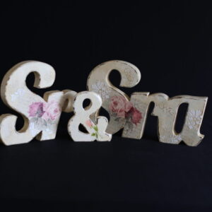 Letras Sr & Sra 24cm