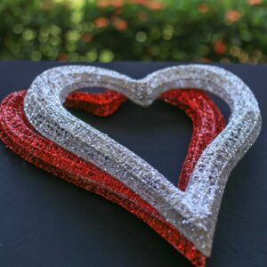 Corazones 60cm alto