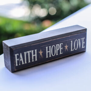 Rótulo: Faith Hope Love