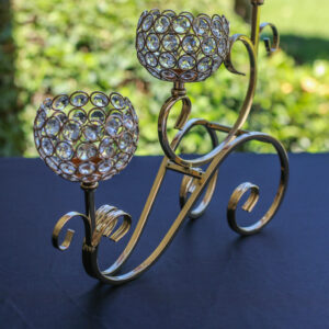 Candelabro Dorado 35cm x 33cm