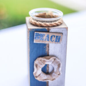 Porta Velas Navy