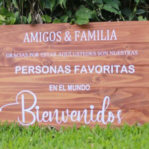 Rotulación Bienvenida