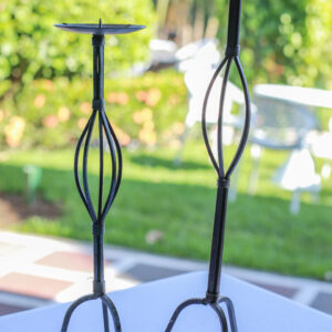 Set de 2 Candelabros de Hierro