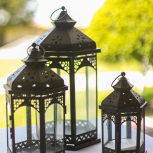 Set de Faroles Negros