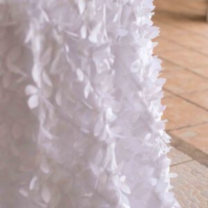 Mantel Hojitas Blancas