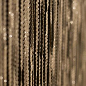 Cortina Lentejuelas blancas 1m ancho y 2m alto